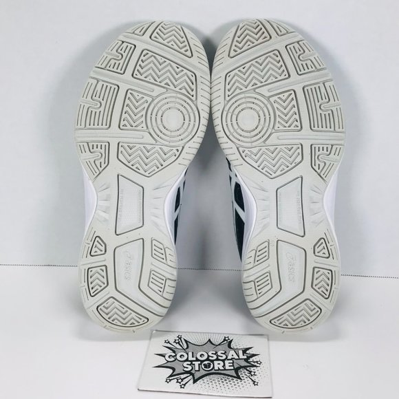 ❌SOLD❌ Asics Gel Upcourt 3 Volleyball Shoes Black Blue White - Picture 8 of 9